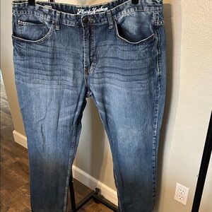 Flag & Anthem Men's Blue Straight Fit Jeans